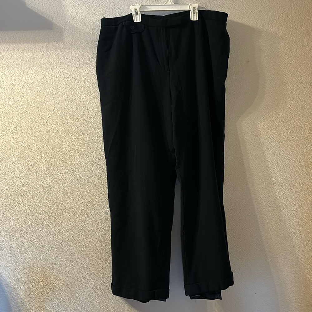 Ralph Lauren Worsted Wool Dress Pants 22W Navy